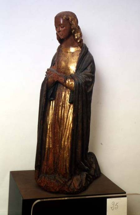 Figure of the Virgin from an Annunciation, Italian from School of Abruzzi
