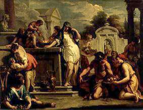 Sacrifice to Vesta. from Sebastiano Ricci