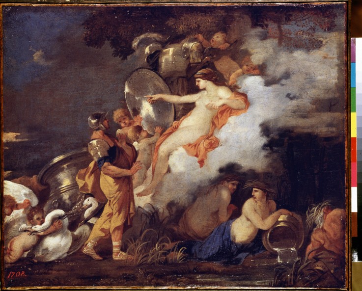 Venus and Aeneas from Sébastien Bourdon