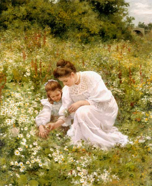 Picking Daisies from Hermann Seeger