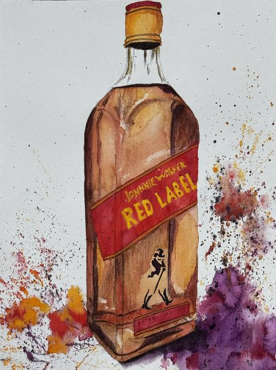 Whisky Studie 1, Johnnie Walker Red Label from Eva Seltmann-Reinig