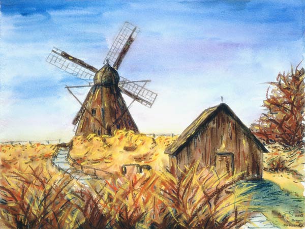 Windmühle in Skagen - Dänemark from Eva Seltmann-Reinig