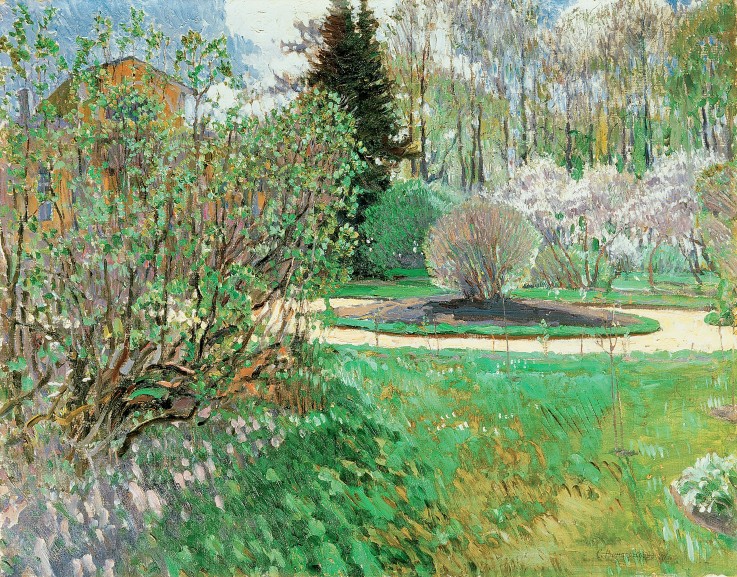 A garden. Spring from Sergej Arsenjewitsch Winogradow