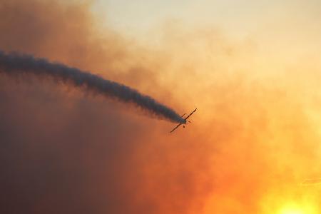 Sunset flight