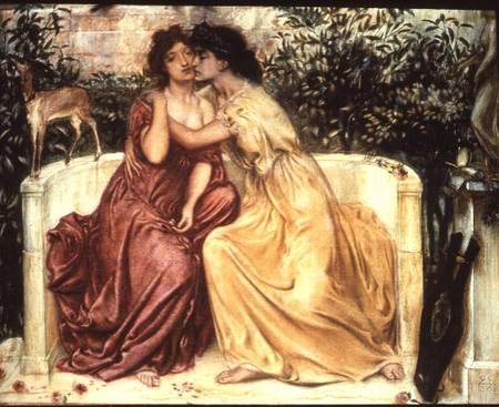 The Lovers from Simeon Solomon