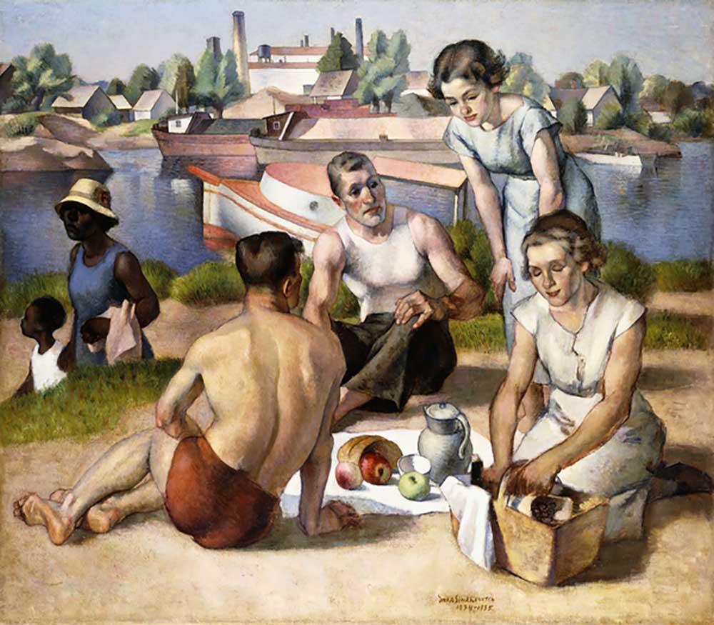 The Picnic, 1934-1935 from Simka Simkhovitch