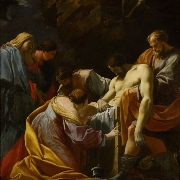 The Entombment from Simon Vouet