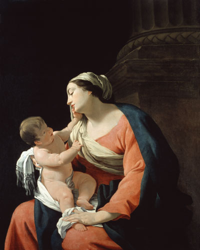 Madonna with child from Simon Vouet