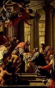 The Darbringung Jesu in the temple