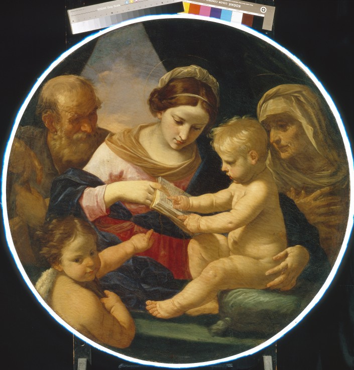 The Holy Family with John the Baptist and Saint Elizabeth from Simone Cantarini