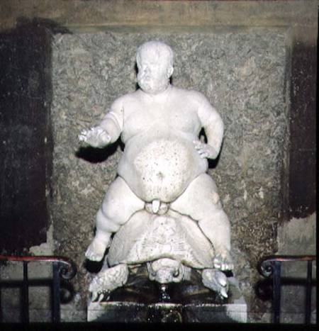Bacchus fountain from Simone  Cioli