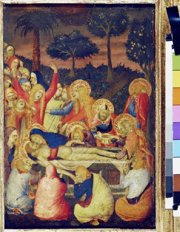 The burial Christi. from Simone Martini