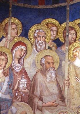 Maesta, detail of saints