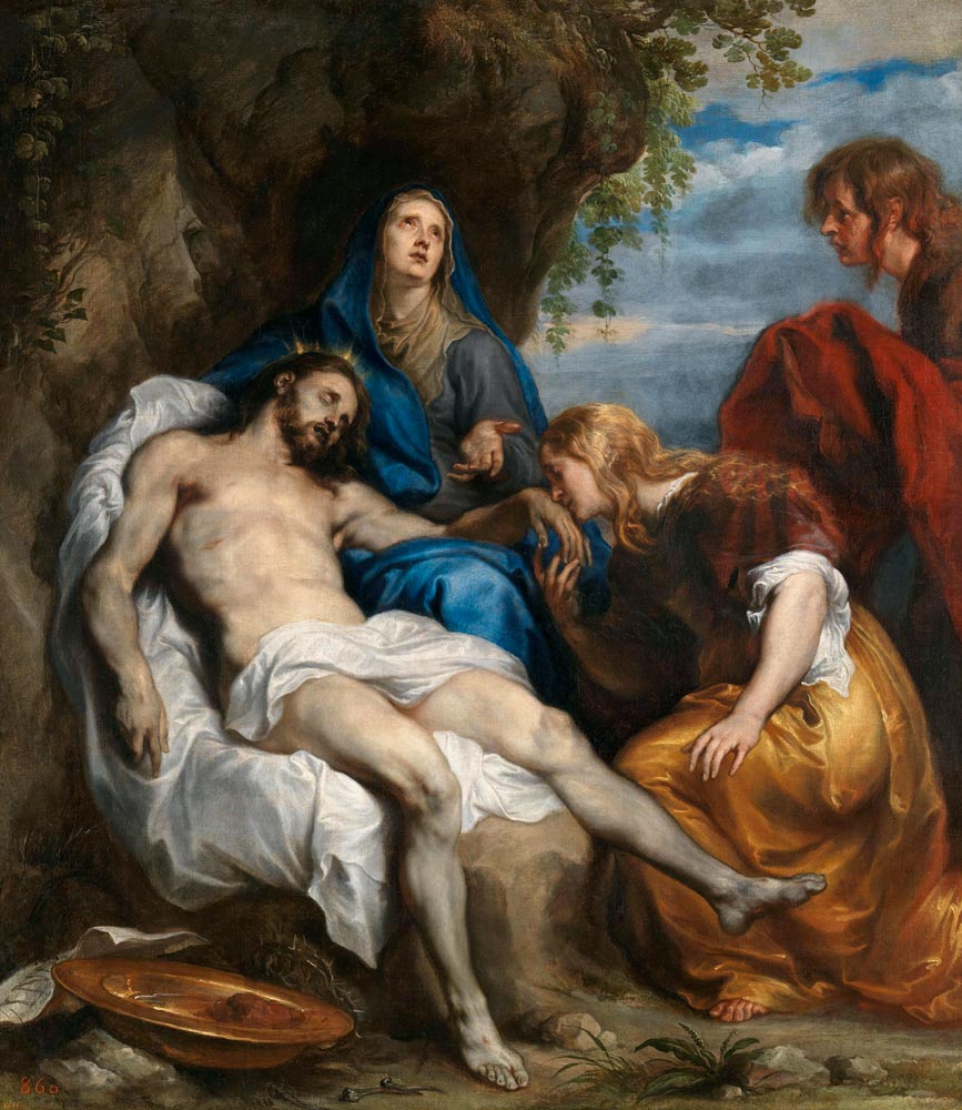 Pieta from Sir Anthonis van Dyck
