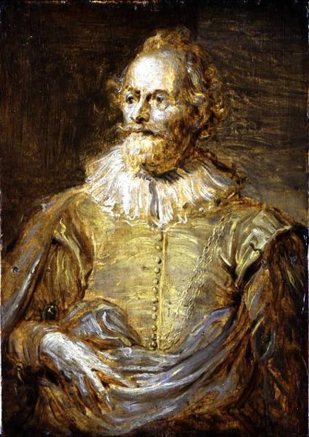 Portrait of Senator Paulus Halmalius from Sir Anthonis van Dyck