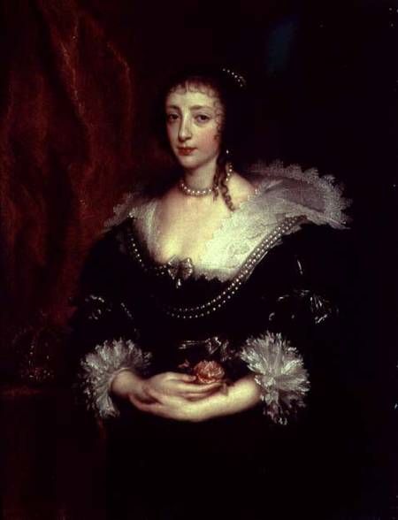 Queen Henrietta Maria (1609-1669), Queen consort of Charles I of England from Sir Anthonis van Dyck