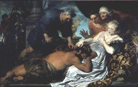 Samson and Delilah from Sir Anthonis van Dyck