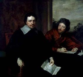 Thomas Wentworth, 1st Earl of Strafford (1593-1641) with Sir Philip Mainwaring (1589-1661)