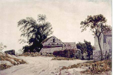Roadside Cottages from Sir Augustus Wall Callcott