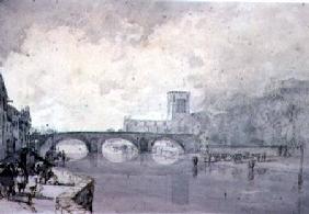 The Abbey and Nungate Bridge, Haddington, East Lothian