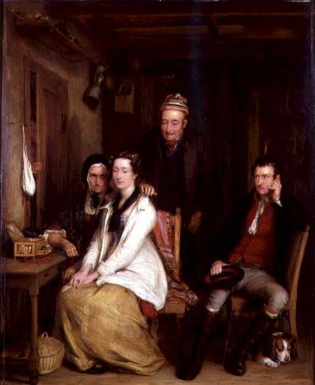 The Refusal from Burn's 'Duncan' from Sir David Wilkie