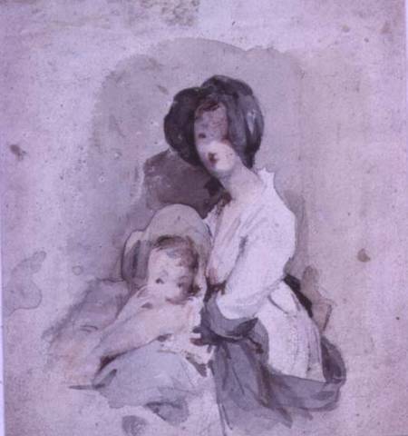 A Study of the Baby in the 'Peep o' Day Boy' from Sir David Wilkie