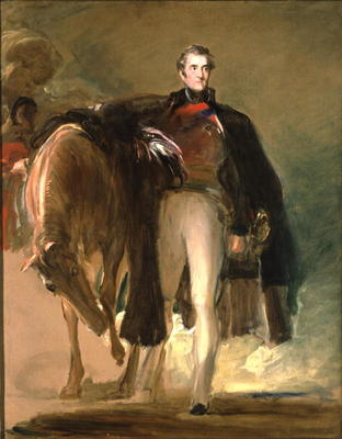 The Duke of Wellington and his Charger `Copenhagen' from Sir David Wilkie