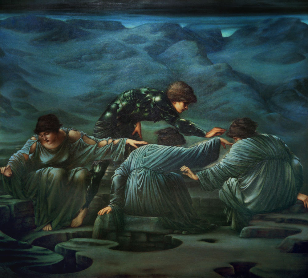 Perseus und die Meernymphen from Sir Edward Burne-Jones
