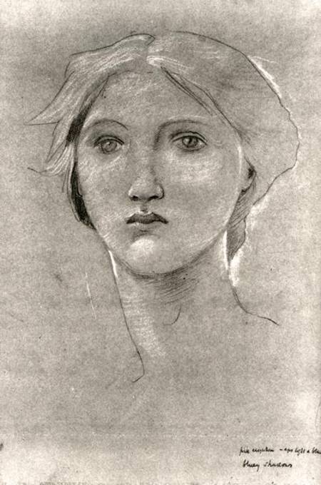 Head of a Girl from Sir Edward Burne-Jones
