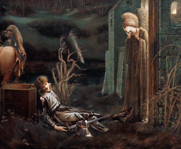 The Dream of Sir Lancelot at the Chapel of the Holy Grail from Sir Edward Burne-Jones