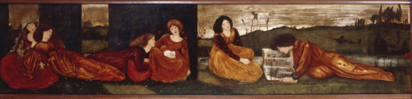 Girls in a Meadow from Sir Edward Burne-Jones