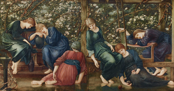 The Garden Court, from the Briar Rose Series from Sir Edward Burne-Jones