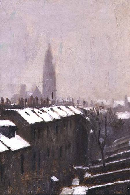 Duke Street under Snow, Edinburgh from Sir George Reid