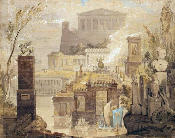 A Recreation of the Architecture of Ancient Athens from Sir James Pennathorne