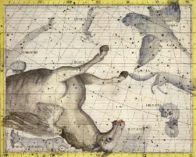 Constellation of Pegasus, plate 25 from 'Atlas Coelestis', by John Flamsteed (1646-1710), published