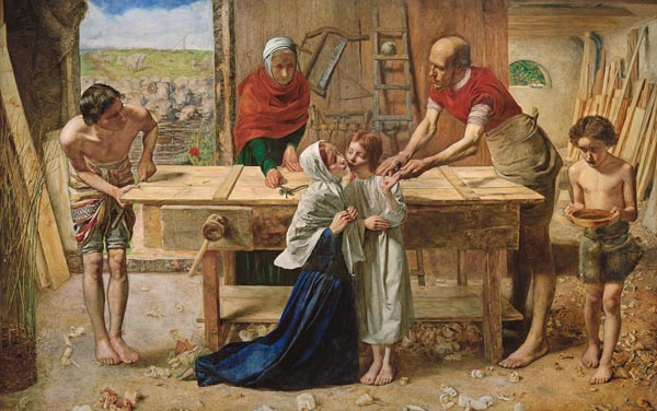 Christ in the house of his parents from Sir John Everett Millais