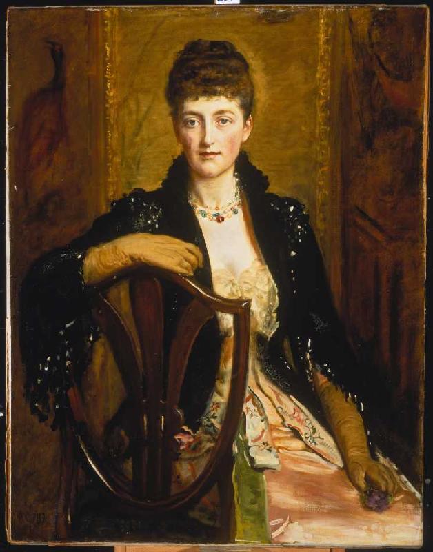 Portrait of Alice Sophia Caroline Wortley from Sir John Everett Millais