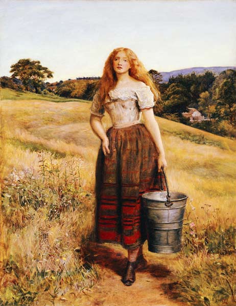The Farmer''s Daughter from Sir John Everett Millais