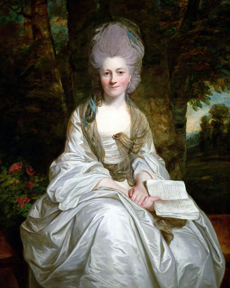 A Portrait of Dorothy Vaughan, Countess of Lisburne from Sir Joshua Reynolds