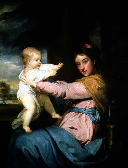 Portrait of Caroline from Sir Joshua Reynolds