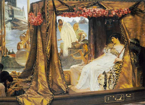 Die Begegnung von Antonius und Kleopatra. from Sir Lawrence Alma-Tadema