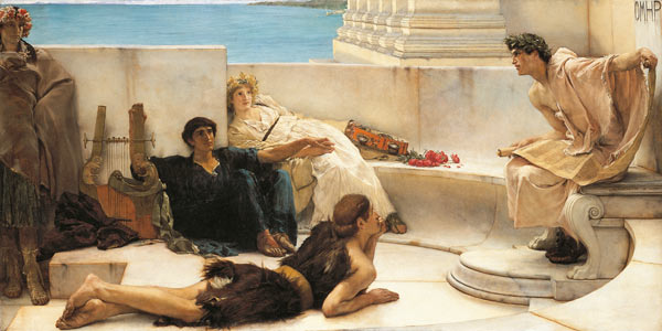 A reading from Homer from Sir Lawrence Alma-Tadema