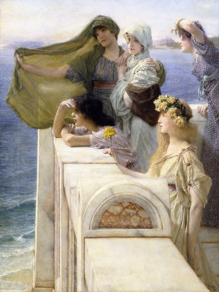 At Aphrodite's Cradle from Sir Lawrence Alma-Tadema