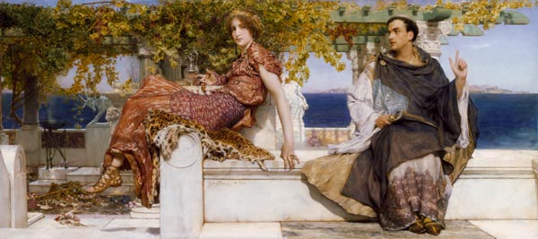 The Conversation of Paula from Sir Lawrence Alma-Tadema