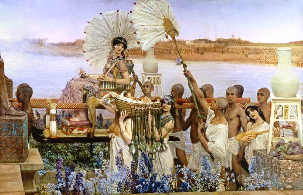 The Auffindung Moses from Sir Lawrence Alma-Tadema