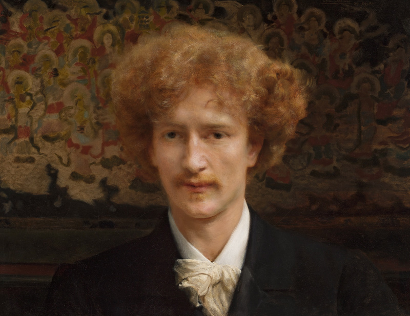 Portrait of the pianist, composer and politician Ignacy Jan Paderewski from Sir Lawrence Alma-Tadema