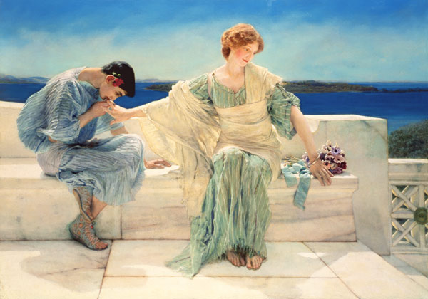 Ask me no more from Sir Lawrence Alma-Tadema