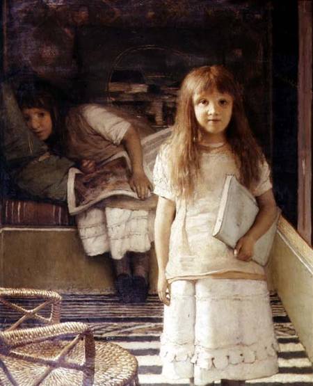 This is our Corner (Portrait of Anna and Laurense Alma-Tadema) from Sir Lawrence Alma-Tadema