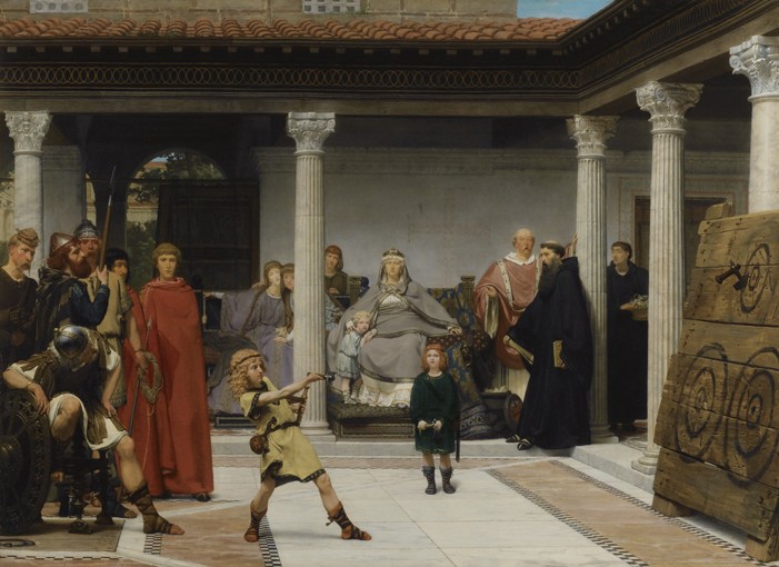 The Education of the children of Clovis from Sir Lawrence Alma-Tadema