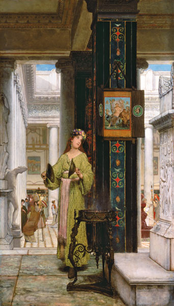 In the Temple from Sir Lawrence Alma-Tadema